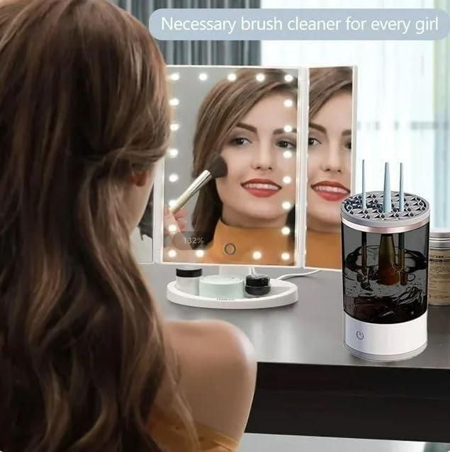 💄 Electric Makeup Brush Cleaner – USB Rechargeable | Deep Clean in Seconds