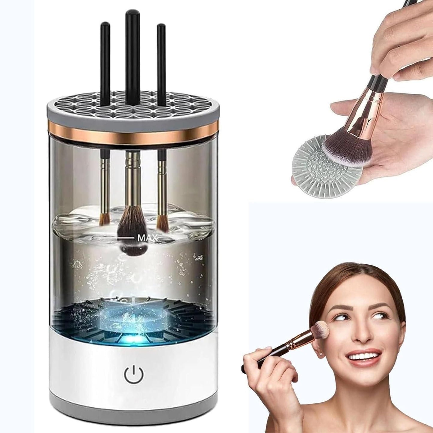 💄 Electric Makeup Brush Cleaner – USB Rechargeable | Deep Clean in Seconds