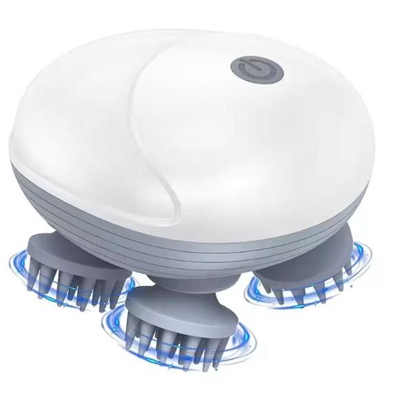 🧠 Electric Head Scalp Massager – Rechargeable & Waterproof