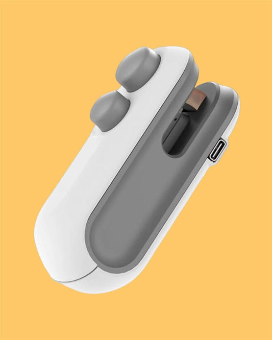 Portable Mini Sealing Machine 2-in-1 – USB Rechargeable